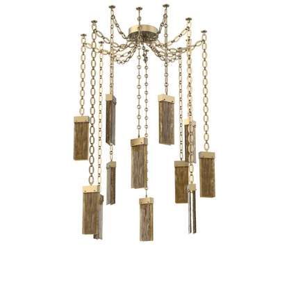 Levi Wilson Parallel 13 Inch Multi Pendant Light by Hammerton Studio