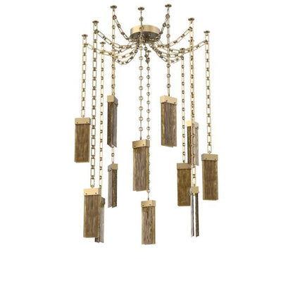 Levi Wilson Parallel 13 Inch Multi Pendant Light by Hammerton Studio