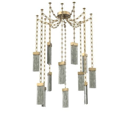 Levi Wilson Parallel 13 Inch Multi Pendant Light by Hammerton Studio