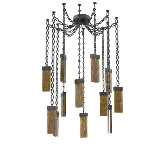 Levi Wilson Parallel 13 Inch Multi Pendant Light by Hammerton Studio