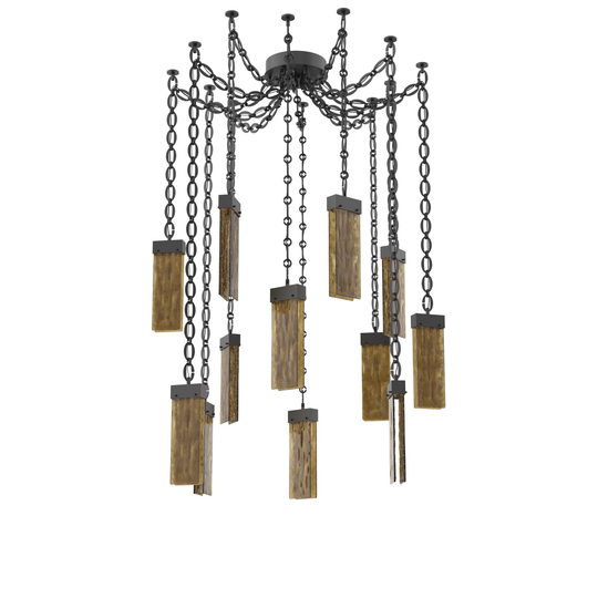 Levi Wilson Parallel 13 Inch Multi Pendant Light by Hammerton Studio