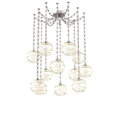 Levi Wilson Terra 18 Inch Multi Pendant Light by Hammerton Studio