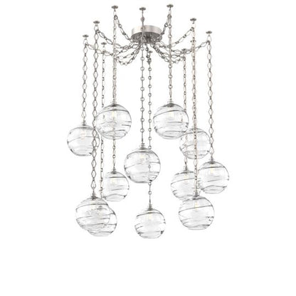Levi Wilson Terra 18 Inch Multi Pendant Light by Hammerton Studio