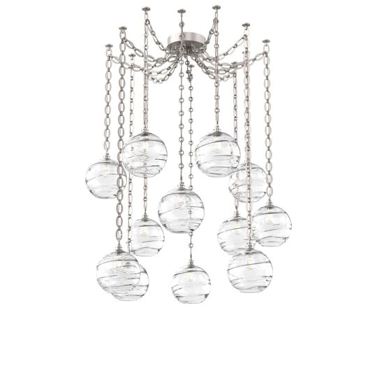 Levi Wilson Terra 18 Inch Multi Pendant Light by Hammerton Studio