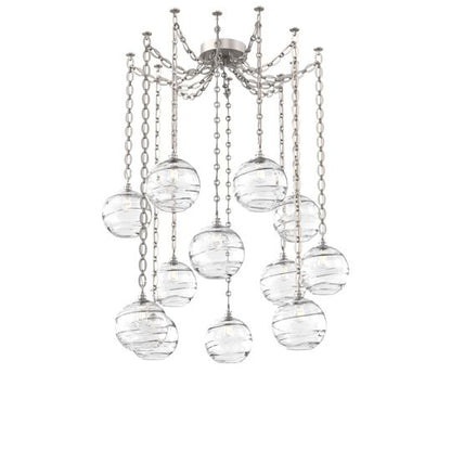 Levi Wilson Terra 18 Inch Multi Pendant Light by Hammerton Studio