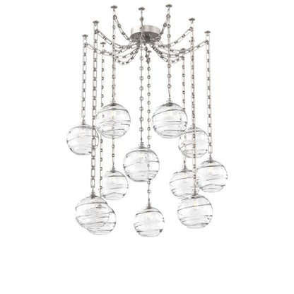 Levi Wilson Terra 18 Inch Multi Pendant Light by Hammerton Studio