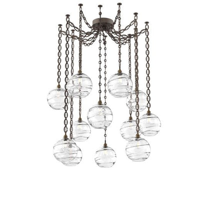 Levi Wilson Terra 18 Inch Multi Pendant Light by Hammerton Studio