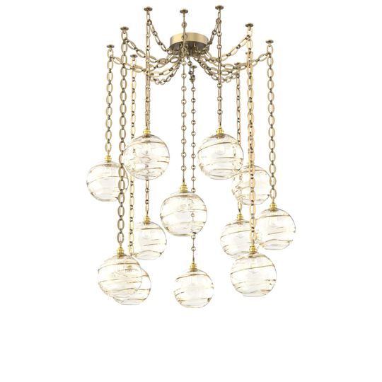 Levi Wilson Terra 18 Inch Multi Pendant Light by Hammerton Studio