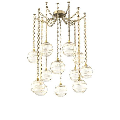 Levi Wilson Terra 18 Inch Multi Pendant Light by Hammerton Studio