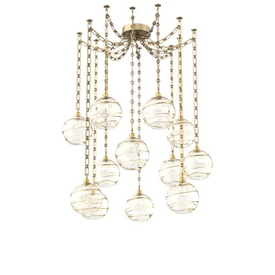 Levi Wilson Terra 18 Inch Multi Pendant Light by Hammerton Studio