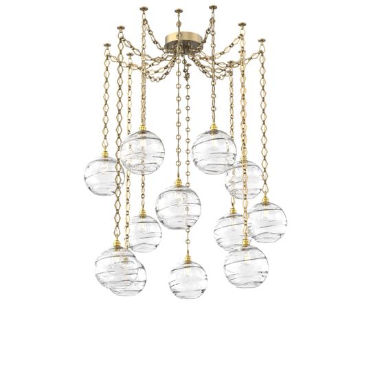 Levi Wilson Terra 18 Inch Multi Pendant Light by Hammerton Studio
