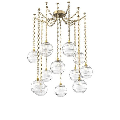 Levi Wilson Terra 18 Inch Multi Pendant Light by Hammerton Studio