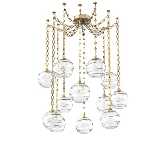 Levi Wilson Terra 18 Inch Multi Pendant Light by Hammerton Studio