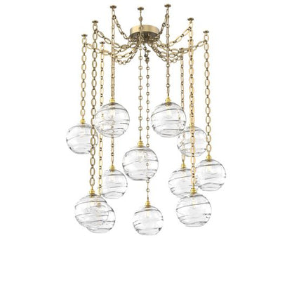 Levi Wilson Terra 18 Inch Multi Pendant Light by Hammerton Studio