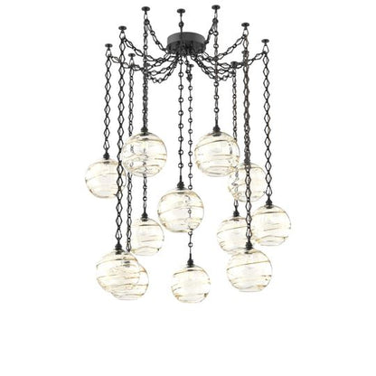 Levi Wilson Terra 18 Inch Multi Pendant Light by Hammerton Studio