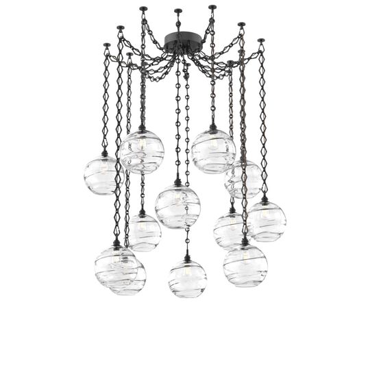 Levi Wilson Terra 18 Inch Multi Pendant Light by Hammerton Studio