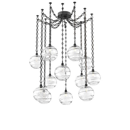 Levi Wilson Terra 18 Inch Multi Pendant Light by Hammerton Studio