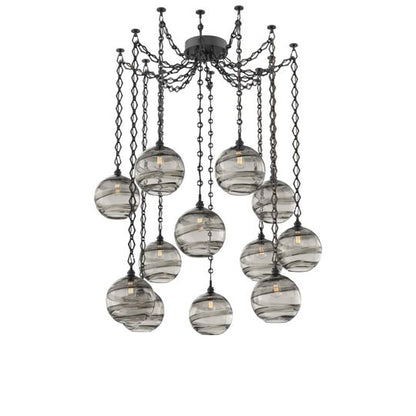 Levi Wilson Terra 18 Inch Multi Pendant Light by Hammerton Studio