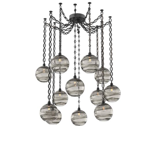 Levi Wilson Terra 18 Inch Multi Pendant Light by Hammerton Studio
