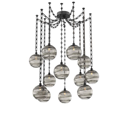 Levi Wilson Terra 18 Inch Multi Pendant Light by Hammerton Studio