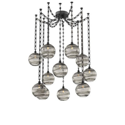 Levi Wilson Terra 18 Inch Multi Pendant Light by Hammerton Studio