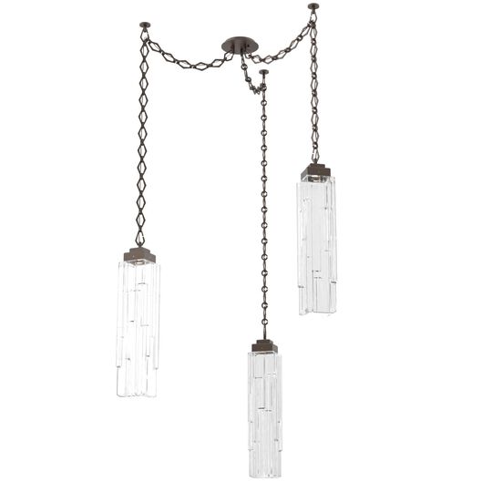 Levi Wilson Ledgestone 14 Inch Multi Pendant Light by Hammerton Studio