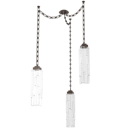 Levi Wilson Ledgestone 14 Inch Multi Pendant Light by Hammerton Studio