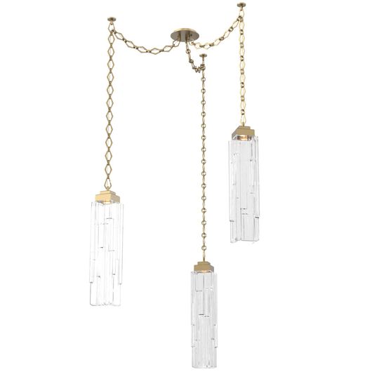 Levi Wilson Ledgestone 14 Inch Multi Pendant Light by Hammerton Studio