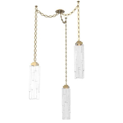 Levi Wilson Ledgestone 14 Inch Multi Pendant Light by Hammerton Studio