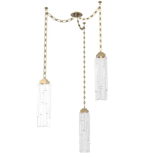 Levi Wilson Ledgestone 14 Inch Multi Pendant Light by Hammerton Studio