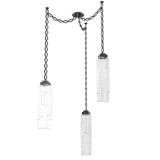 Levi Wilson Ledgestone 14 Inch Multi Pendant Light by Hammerton Studio