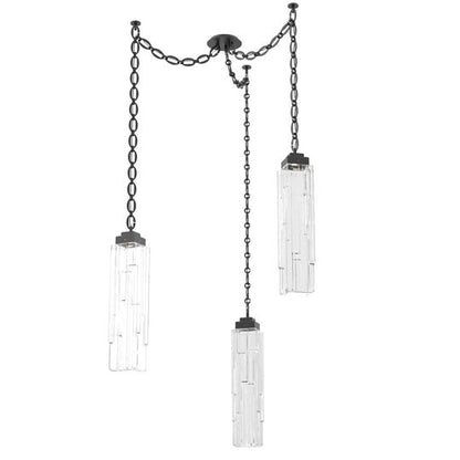 Levi Wilson Ledgestone 14 Inch Multi Pendant Light by Hammerton Studio