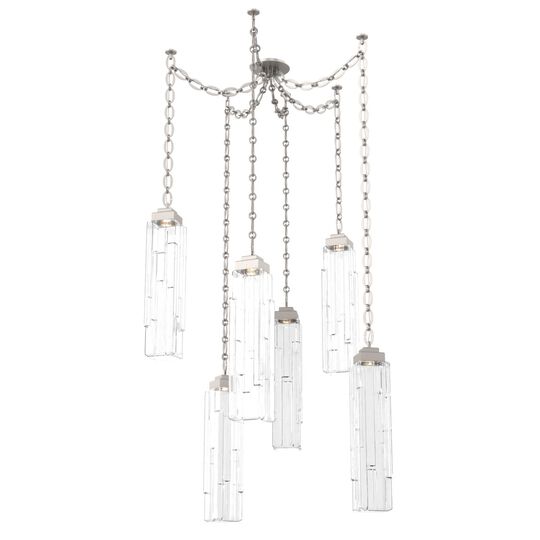 Levi Wilson Ledgestone 14 Inch Multi Pendant Light by Hammerton Studio