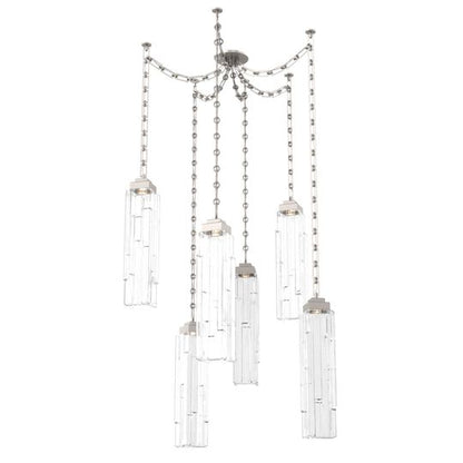 Levi Wilson Ledgestone 14 Inch Multi Pendant Light by Hammerton Studio