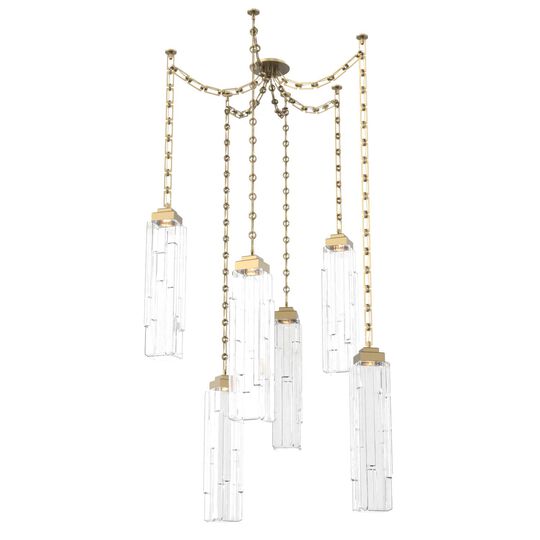 Levi Wilson Ledgestone 14 Inch Multi Pendant Light by Hammerton Studio
