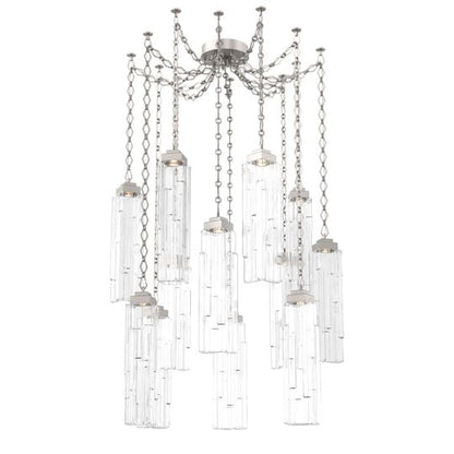 Levi Wilson Ledgestone 14 Inch Multi Pendant Light by Hammerton Studio