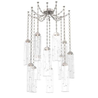 Levi Wilson Ledgestone 14 Inch Multi Pendant Light by Hammerton Studio