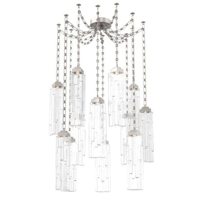 Levi Wilson Ledgestone 14 Inch Multi Pendant Light by Hammerton Studio