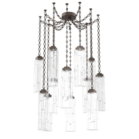 Levi Wilson Ledgestone 14 Inch Multi Pendant Light by Hammerton Studio