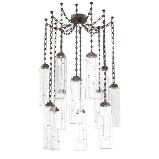 Levi Wilson Ledgestone 14 Inch Multi Pendant Light by Hammerton Studio