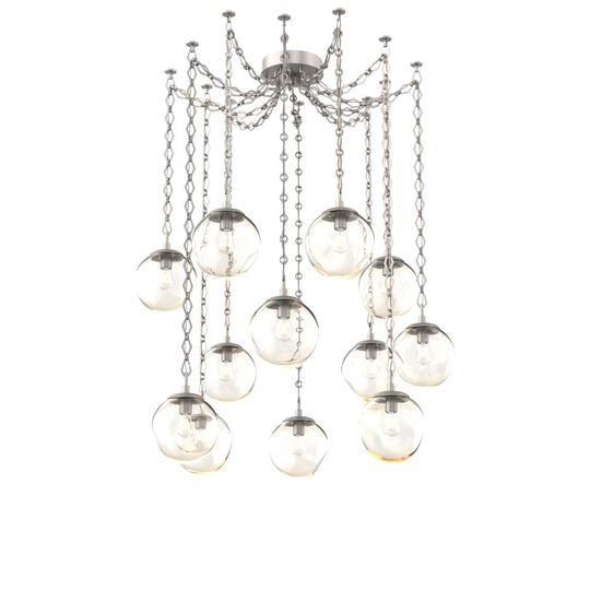 Levi Wilson Aster 19 Inch Multi Pendant Light by Hammerton Studio