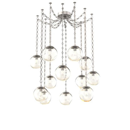 Levi Wilson Aster 19 Inch Multi Pendant Light by Hammerton Studio