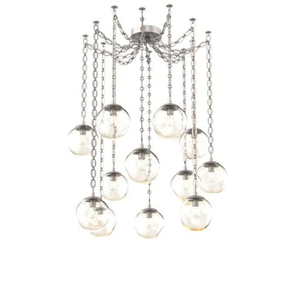 Levi Wilson Aster 19 Inch Multi Pendant Light by Hammerton Studio