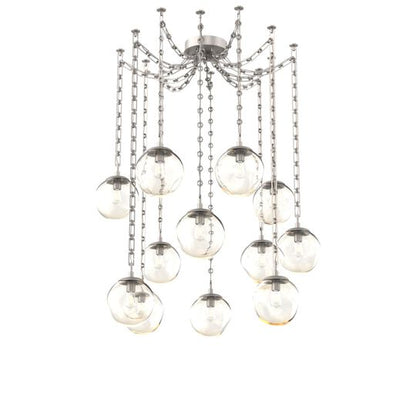 Levi Wilson Aster 19 Inch Multi Pendant Light by Hammerton Studio