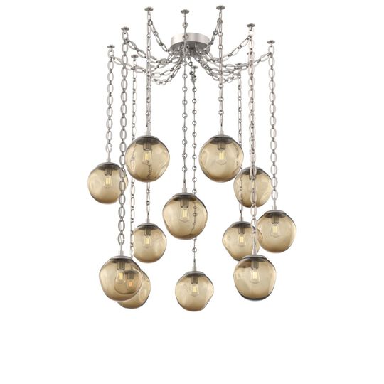 Levi Wilson Aster 19 Inch Multi Pendant Light by Hammerton Studio