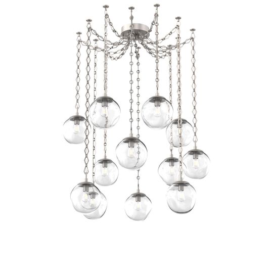 Levi Wilson Aster 19 Inch Multi Pendant Light by Hammerton Studio