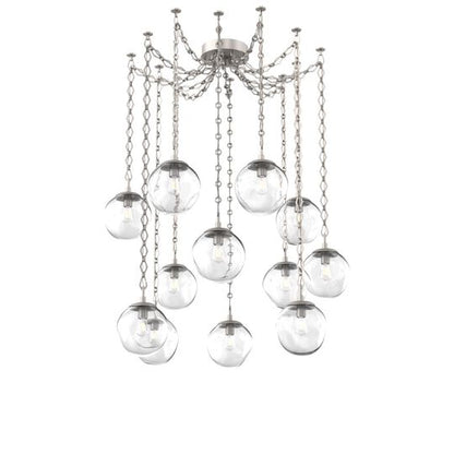 Levi Wilson Aster 19 Inch Multi Pendant Light by Hammerton Studio