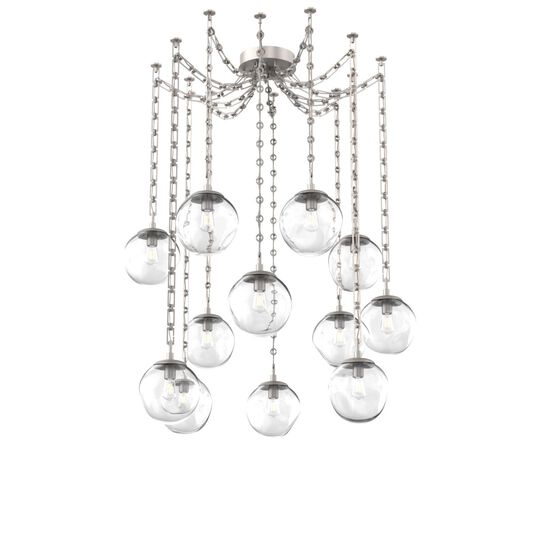 Levi Wilson Aster 19 Inch Multi Pendant Light by Hammerton Studio