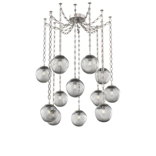 Levi Wilson Aster 19 Inch Multi Pendant Light by Hammerton Studio
