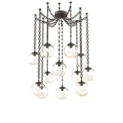 Levi Wilson Aster 19 Inch Multi Pendant Light by Hammerton Studio